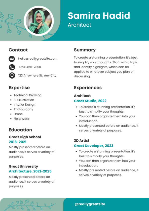 Architect CV Template