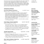 Product Manager CV Template