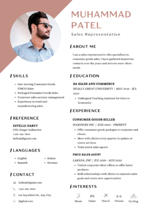 Sales CV Template